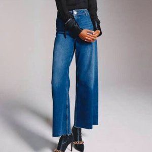 Zara "The Marine straight" wide leg jeans